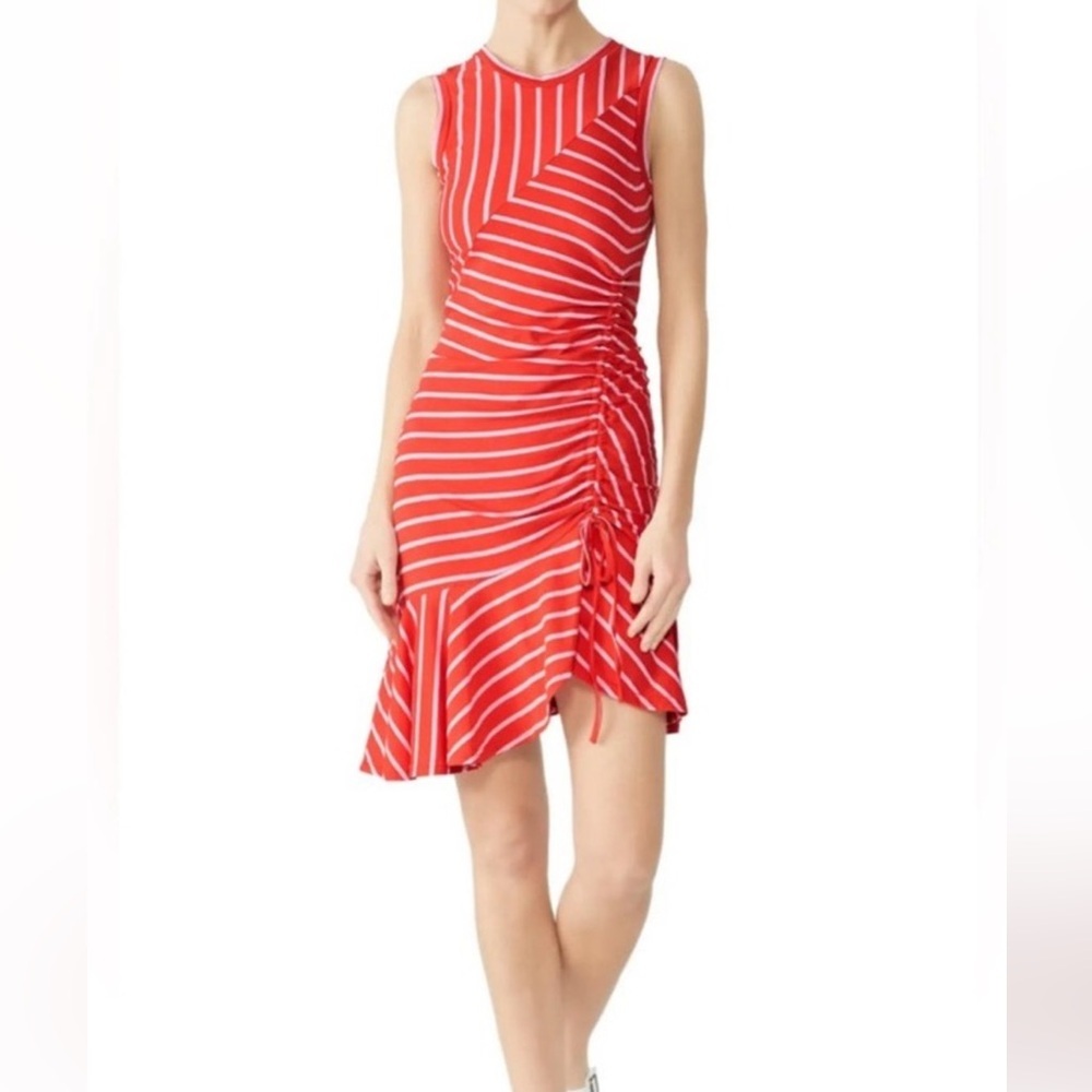 Parker Women's Lucia Ruched Skirt Midi Dress size small - Picture 3 of 10
